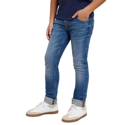 Guess Big Boys Skinny Fit Stretch Denim 5 Pocket Jeans
