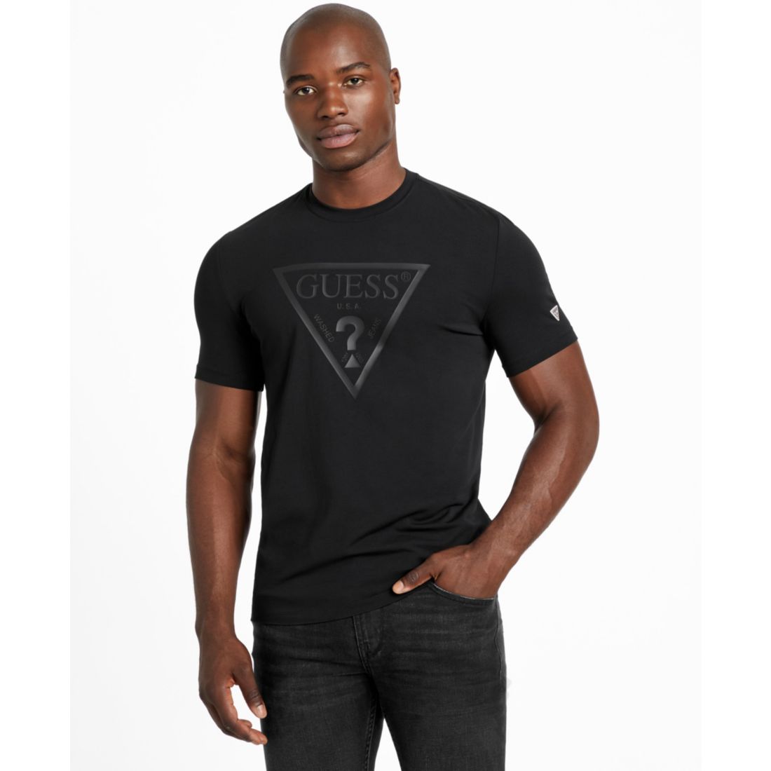 Guess Men's Eco Tonal Logo T-Shirt