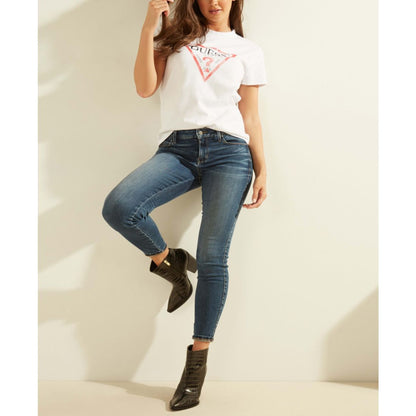 Guess Women's Classic Fit Organic Cotton Logo T-Shirt