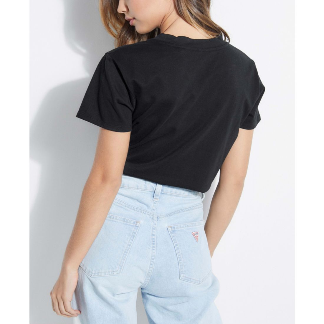 Guess Women's Classic Fit Organic Cotton Logo T-Shirt
