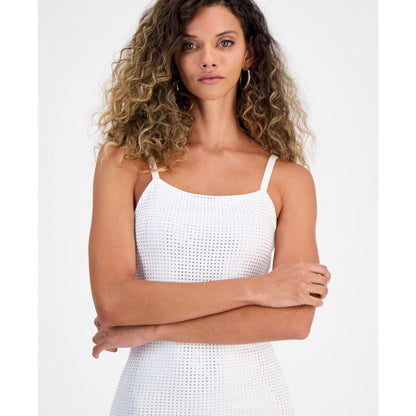 Guess Women's Khloe Rhinestone Sleeveless Sweater Dress