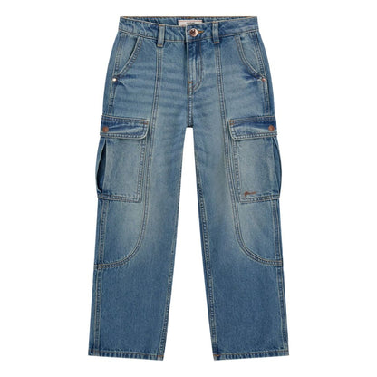 Guess Girls 7-16 Denim Cargo Pocket Jeans