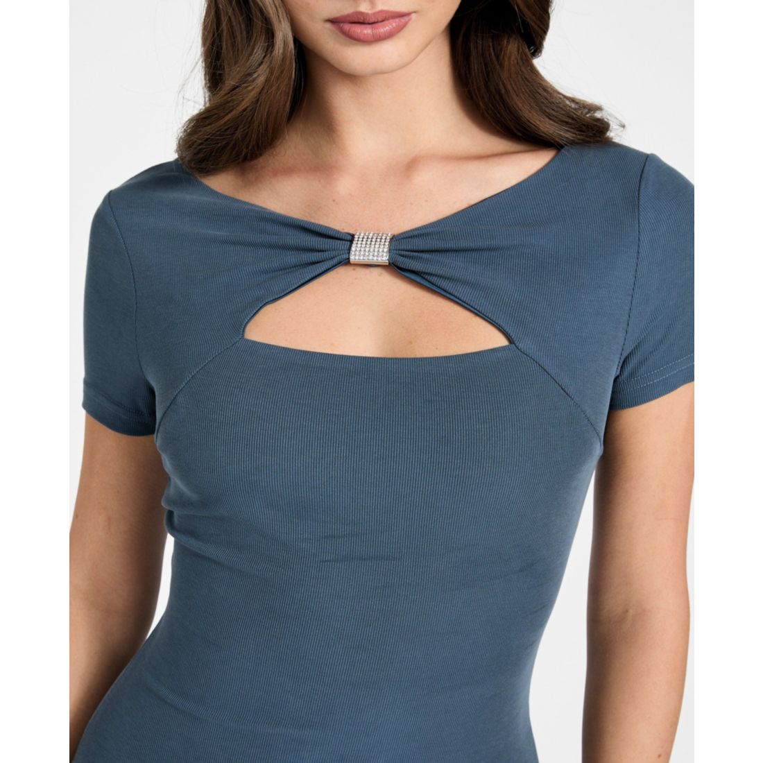 Guess Women's Short-Sleeve Boat Neck Milena Mini Dress