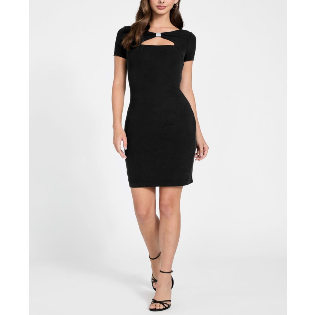 Guess Women's Short-Sleeve Boat Neck Milena Mini Dress