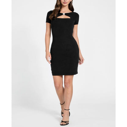 Guess Women's Short-Sleeve Boat Neck Milena Mini Dress