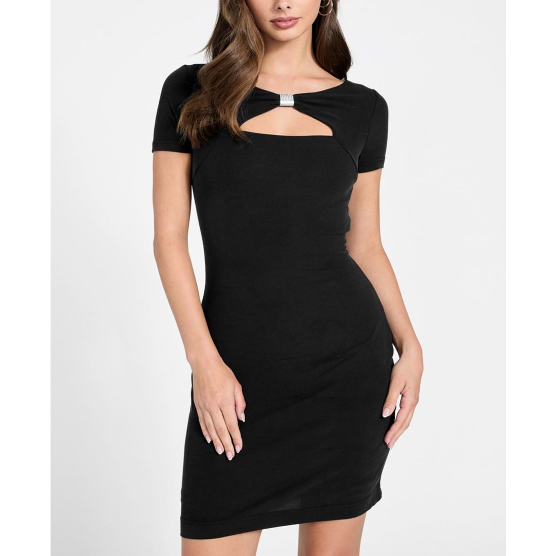 Guess Women's Short-Sleeve Boat Neck Milena Mini Dress