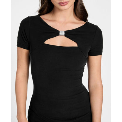 Guess Women's Short-Sleeve Boat Neck Milena Mini Dress