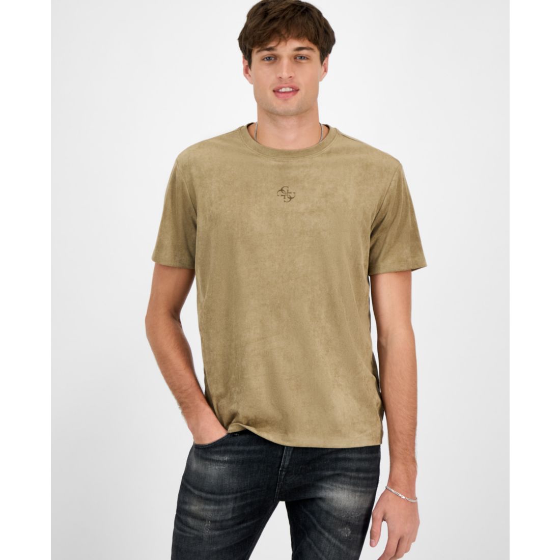 Guess Men's Garrett Quatro Q Short Sleeve T-Shirt