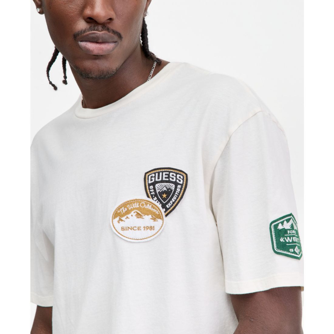Guess Men's In The Woods Graphic T-Shirt