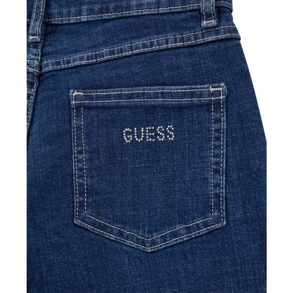 Guess Girls 7-16 90s Stretch Rhinestone Detail Denim Jeans