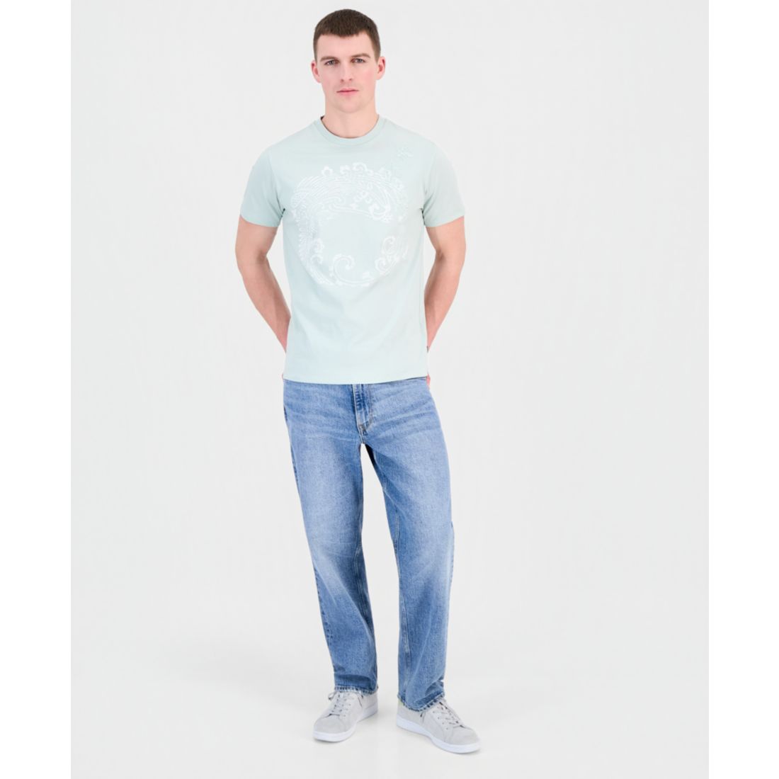 Guess Men's Crafted Wave T-Shirt