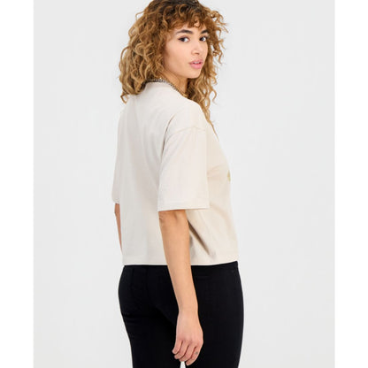 Guess Women's Cotton Le Chat Oversize Graphic T-Shirt