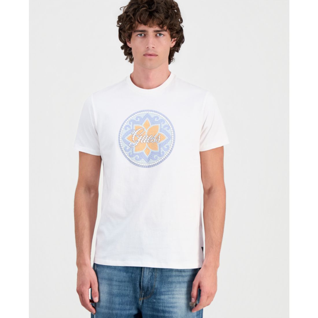 Guess Men's Mosaic Tile Graphic T-Shirt