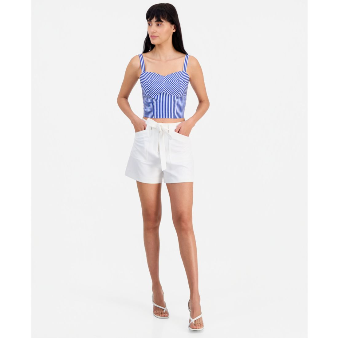 Guess Women's Tecla Cotton Bustier Top
