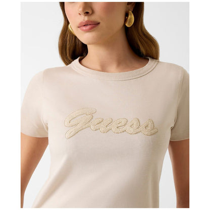 Guess Women's 3D Script Logo Short-Sleeve T-Shirt