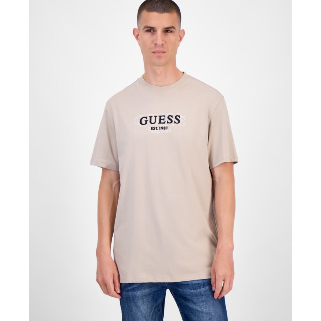 Guess Small Logo Short Sleeve Crewneck T-Shirt