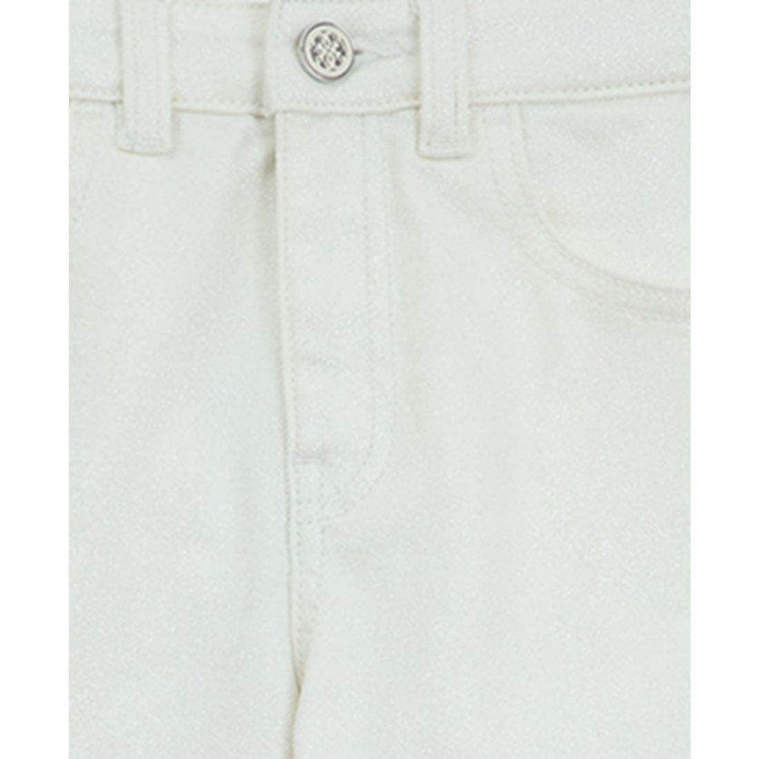 Guess Girls' 7-16 Stretch Lurex Bull Jeans