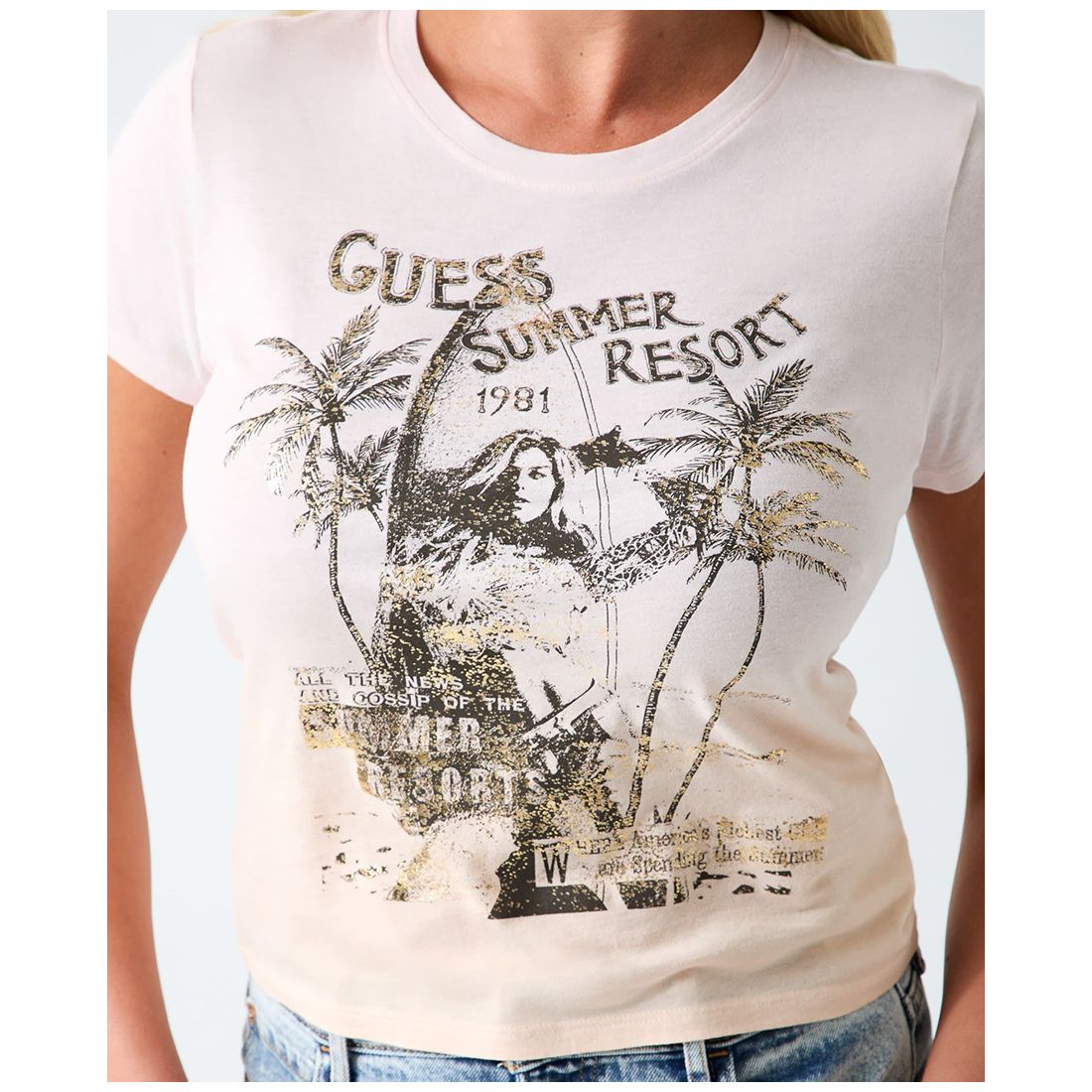 Guess Women's Short-Sleeve Resort Baby T-Shirt