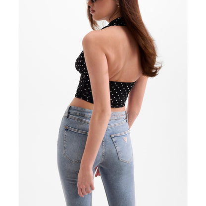 Guess Women's Marilyn Halter V-Neck Top