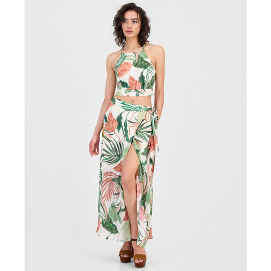 Guess Women's New Romana Printed Maxi Skirt