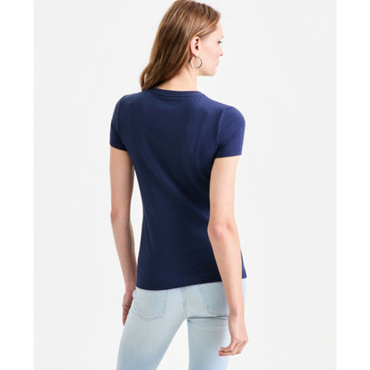 Guess Women's Embellished Lace Logo Short-Sleeve T-Shirt