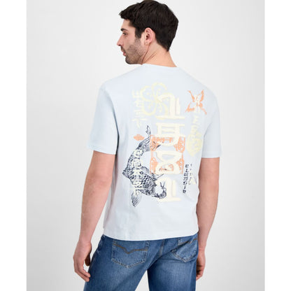 Guess Men's Oversized-Fit Japan Signs Graphic Print T-Shirt