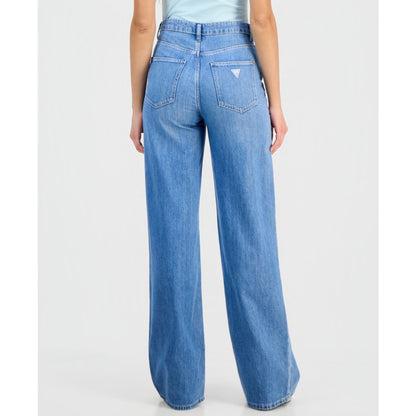 Guess Women's Wide-Leg Printed Jeans