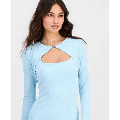 Guess Women's Wren Ribbed Dress & Cardigan Overlay