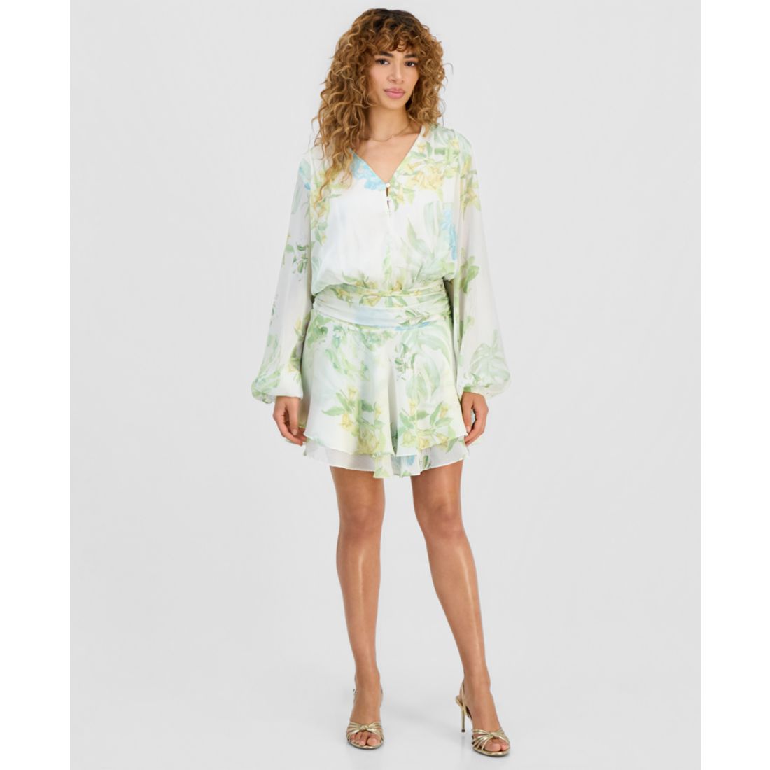 Guess Women's Magali Flare Mini Dress