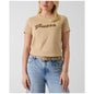 Guess Women's Beads Script Crewneck Cotton T-Shirt