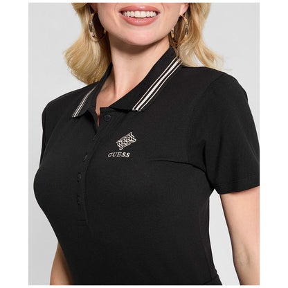 Guess Women's Suzanne Logo Graphic Polo Shirt