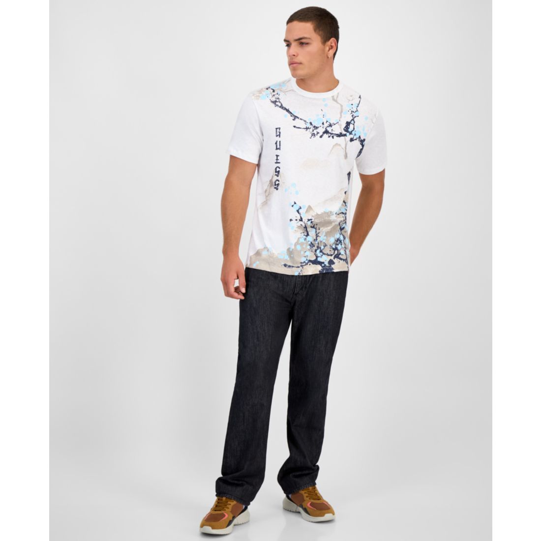 Guess Men's Japan Graphic T-Shirt