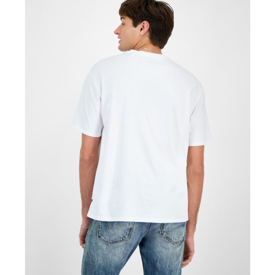 Guess Men's Quattro G Relaxed Fit Short Sleeve Crewneck Graphic T-Shirt