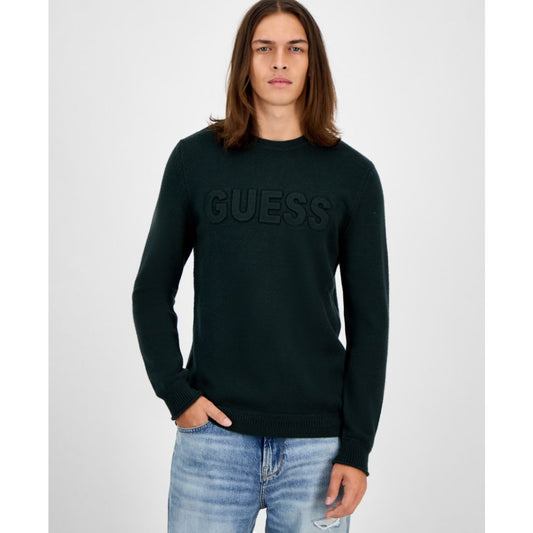 Guess Men's 3D Logo Crewneck Sweater