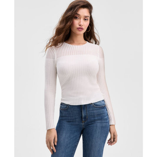 Guess Women's Rowena Ribbed Chenille Sweater