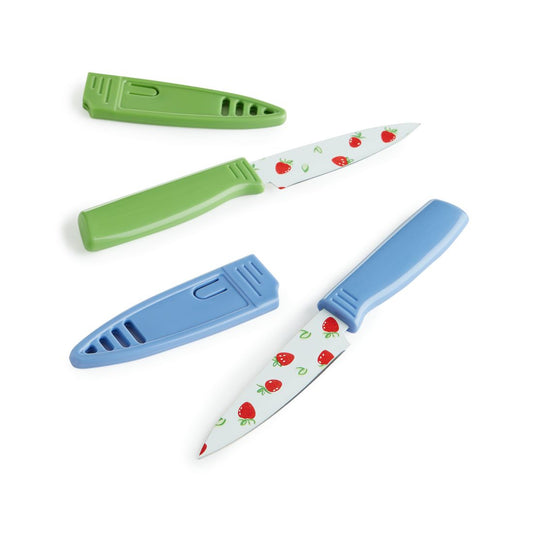 The Cellar Farm Fresh Paring Knives with Sheaths, Set of 2, Created for Macy's
