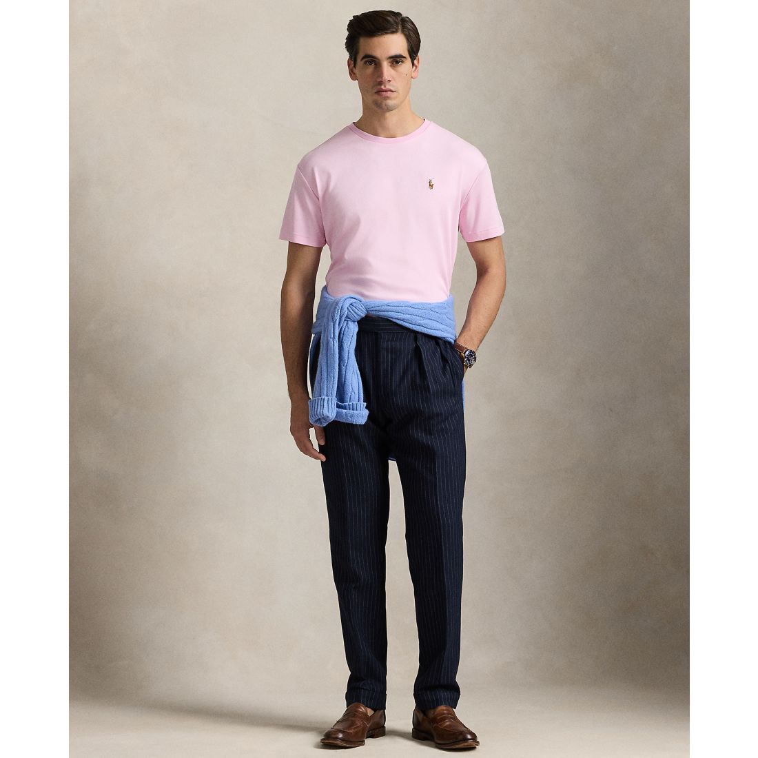 Polo Ralph Lauren Men's Custom Slim Fit Soft Cotton T-Shirt