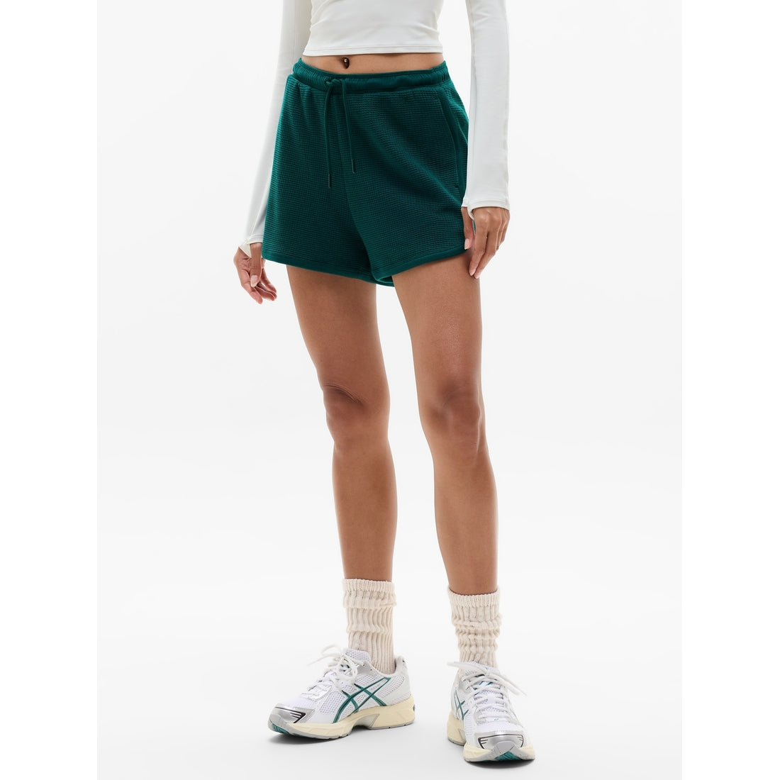 Women's Tranquil Mid Rise Waffle Short