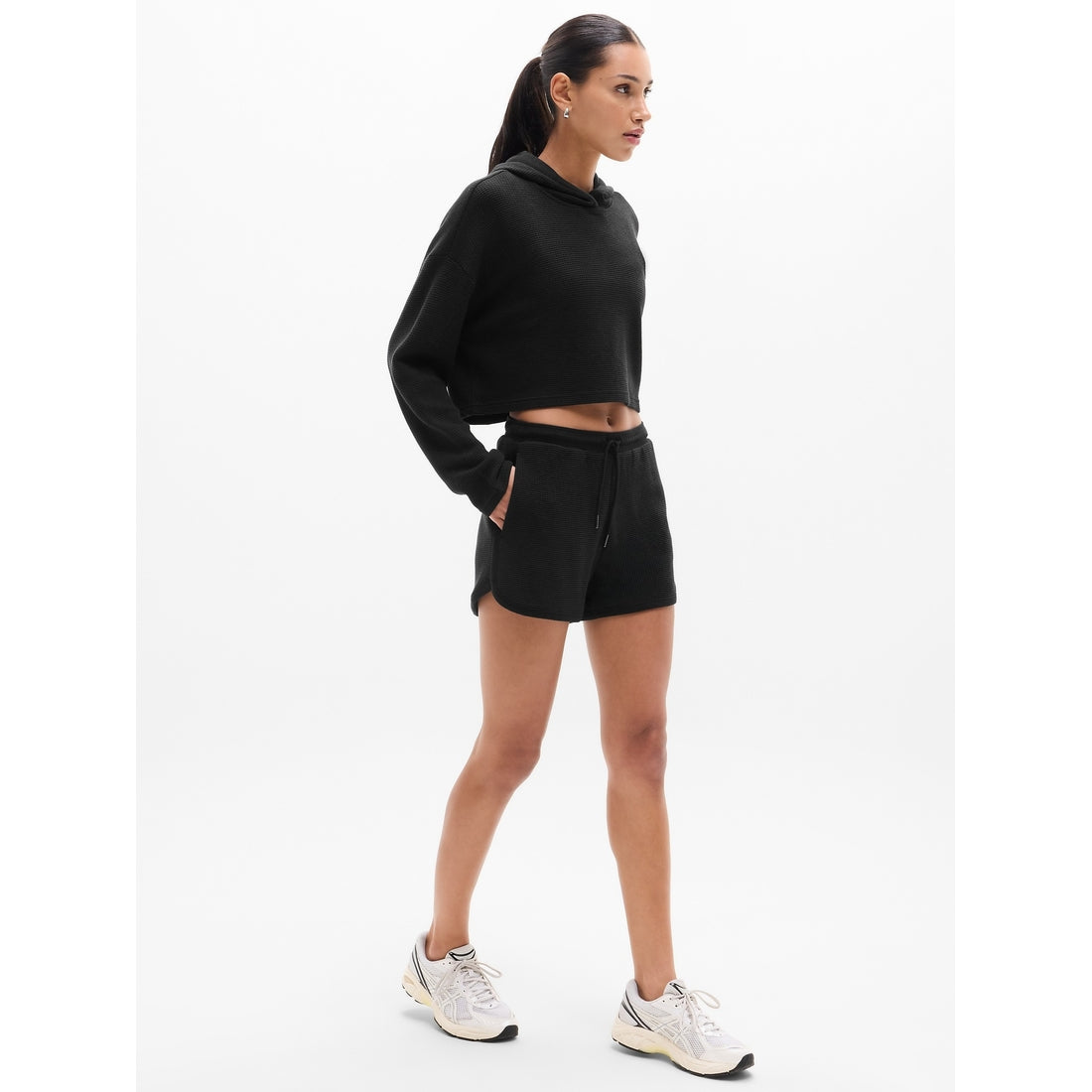 Women's Tranquil Mid Rise Waffle Short