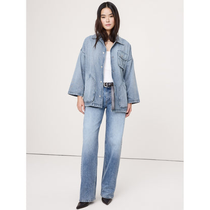 Women's Washed Cotton Chore Jacket