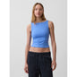 Women's Closeknit Jersey Boatneck Crop Tank Top