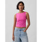 Women's Closeknit Jersey Boatneck Crop Tank Top