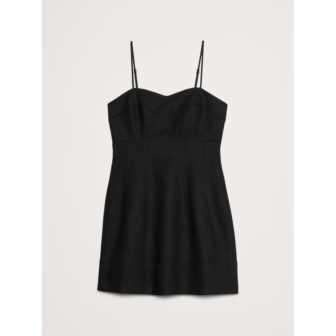 Linen Corset Mini Dress