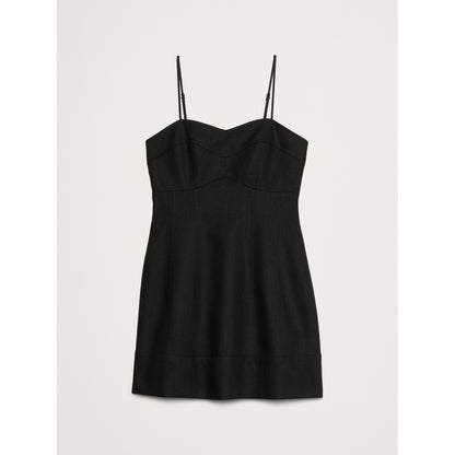 Linen Corset Mini Dress