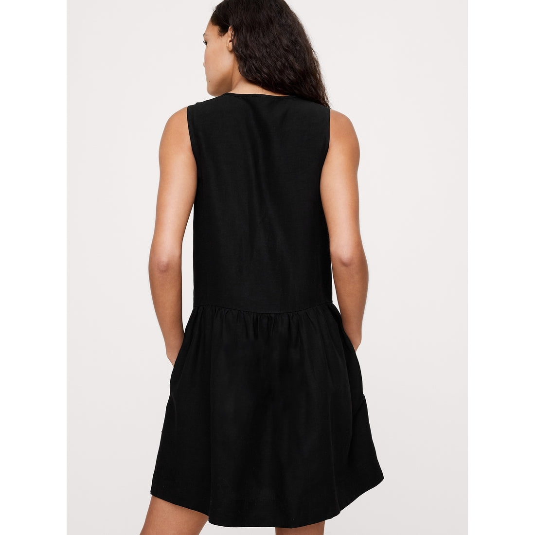 Women's Embroidered Tencel™-Linen Mini Dress