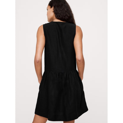 Women's Embroidered Tencel™-Linen Mini Dress