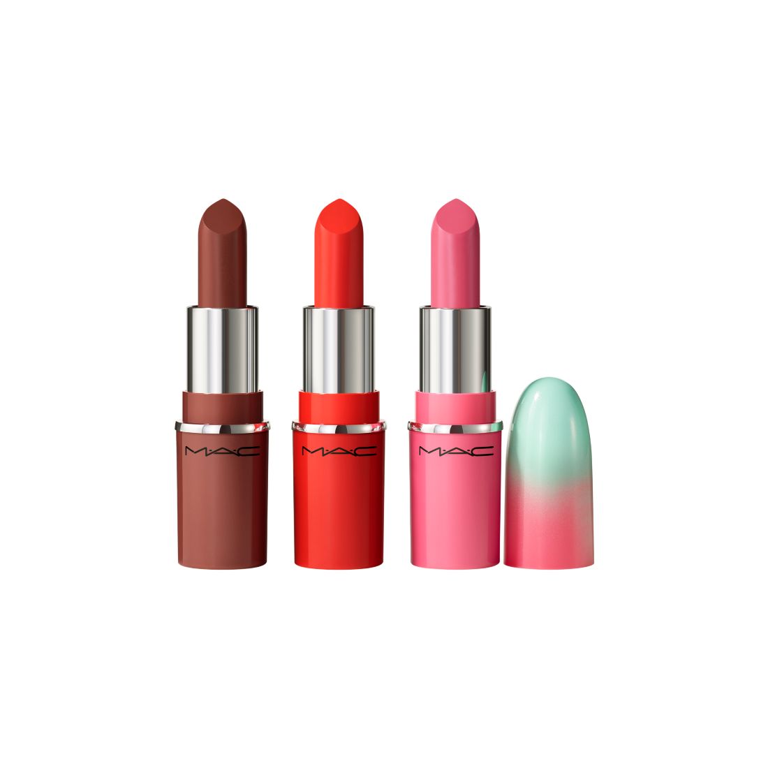 Mac 3-Pc. Wildest Gleams Mini Lustreglass Lipstick Gift Set