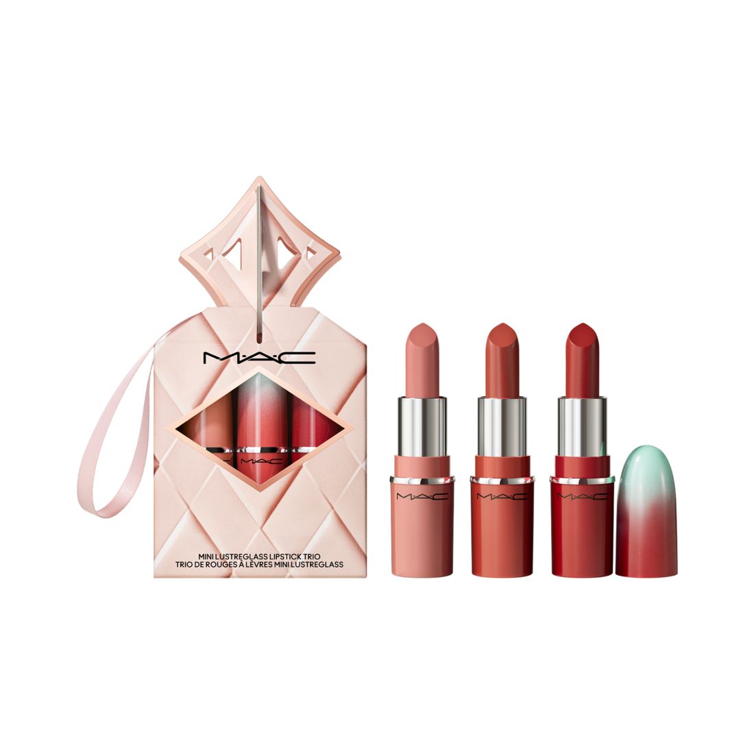 Mac 3-Pc. Wildest Gleams Mini Lustreglass Lipstick Gift Set