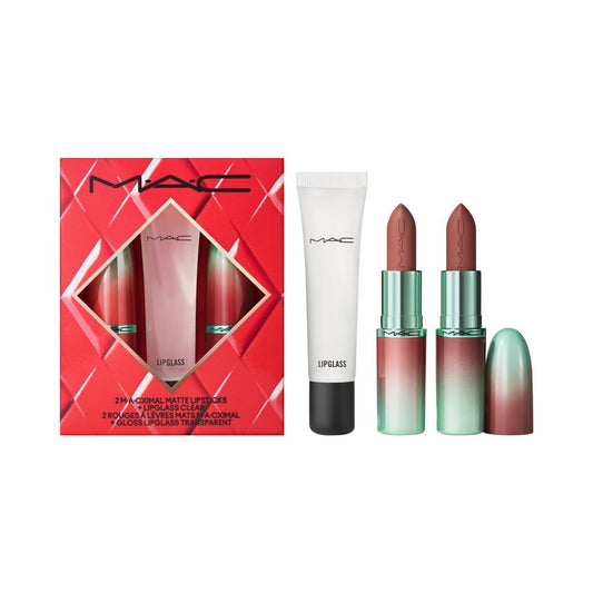 Mac 3-Pc. MACximal Lipstick and Lipglass Gift Set