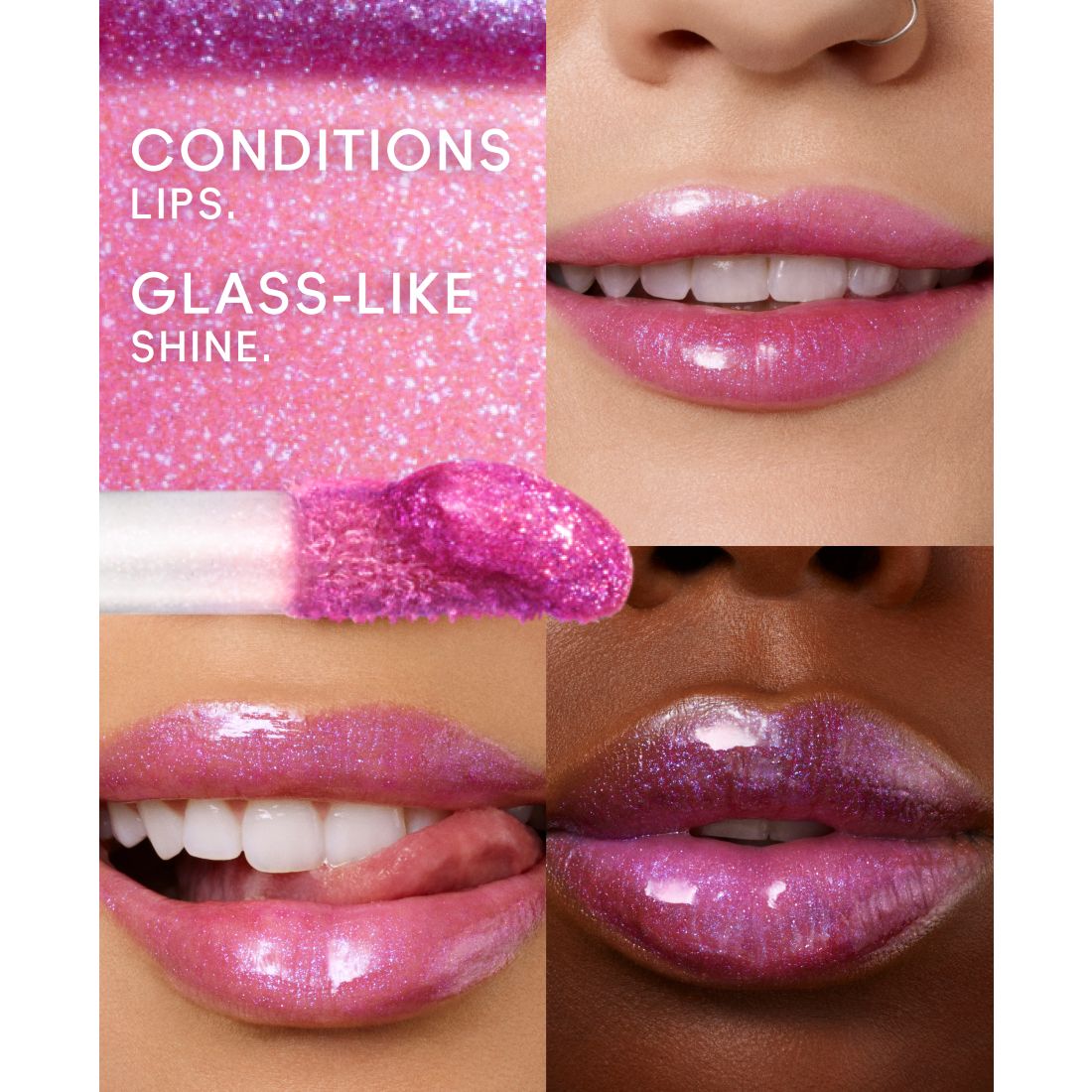 Mac Lipglass Mac X Disney Minnie & Daisy Pink Polka Dots Lip Gloss